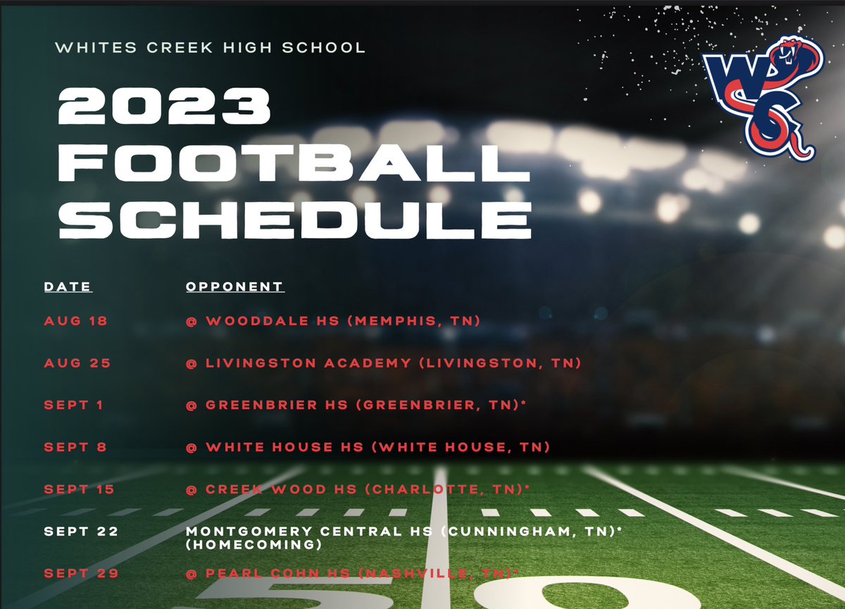 2023-2024 Junior Varsity and Varsity Schedule