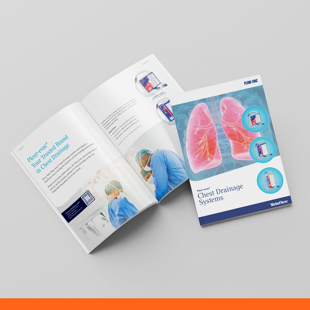 leapmatter's tweet photo. Teleflex debuted the medical device Pleur-evac and needed informative promotional materials that matched the quality of the product. That is where we came in. From promotional pieces to educational internal materials, our team can leverage the power of design for B2B businesses. https://t.co/I9Rmoc9Vxm