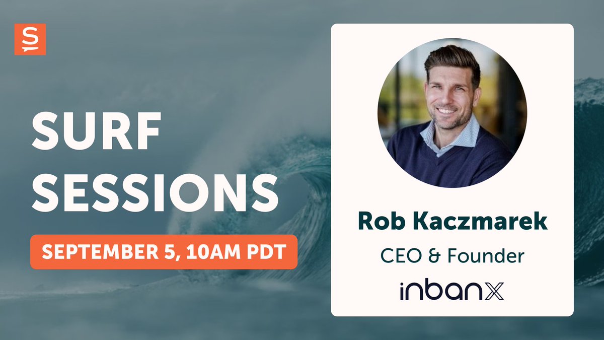If you want to succeed you need to have the right people rallied around you.

On the next episode of Surf Sessions we talk to Rob Kaczmarek, founder and CEO of <a href="/inbanx/">inbanx</a> about how finding the right investment partners—and truly leveraging their expertise—can set you up for success.