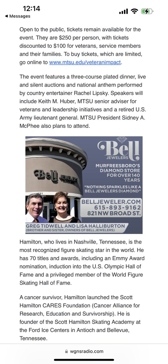 rachellipsky's tweet image. Incredibly honored to be a tiny part in this powerful event to help our Veterans, Active Duty and their Families 💙 #MTSU #CharlieAndHazelDanielsCenter #GeneralHuber #VeteranImpactCelebration
