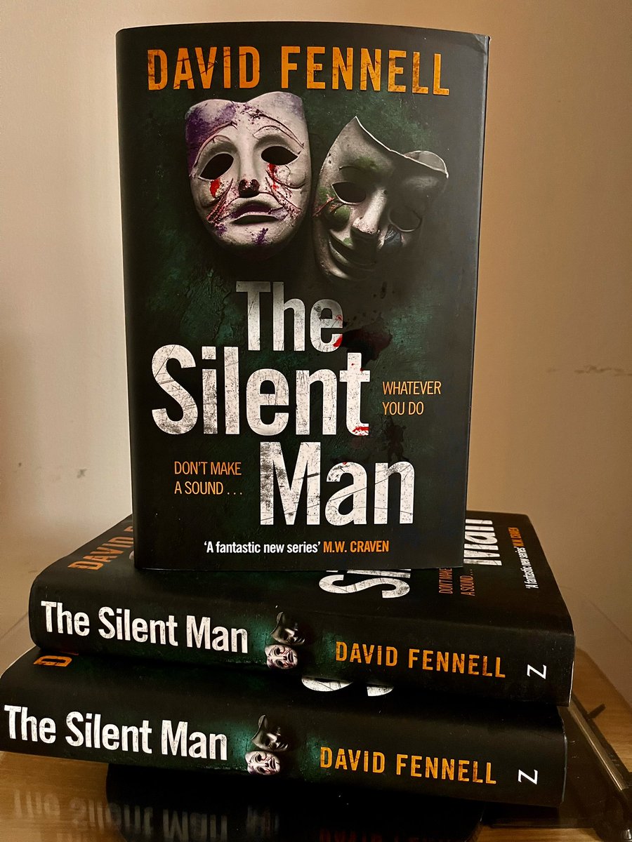 To celebrate the publication next week of this brilliant novel, The Silent Man by <a href="/DavyFennell/">David Fennell</a>  I will give away (worldwide) three signed first editions! 
RT &amp; Follow and be in with a chance! 

Whatever you do, don’t make a sound 🎭 #BookTwitter #GiveawayAlert