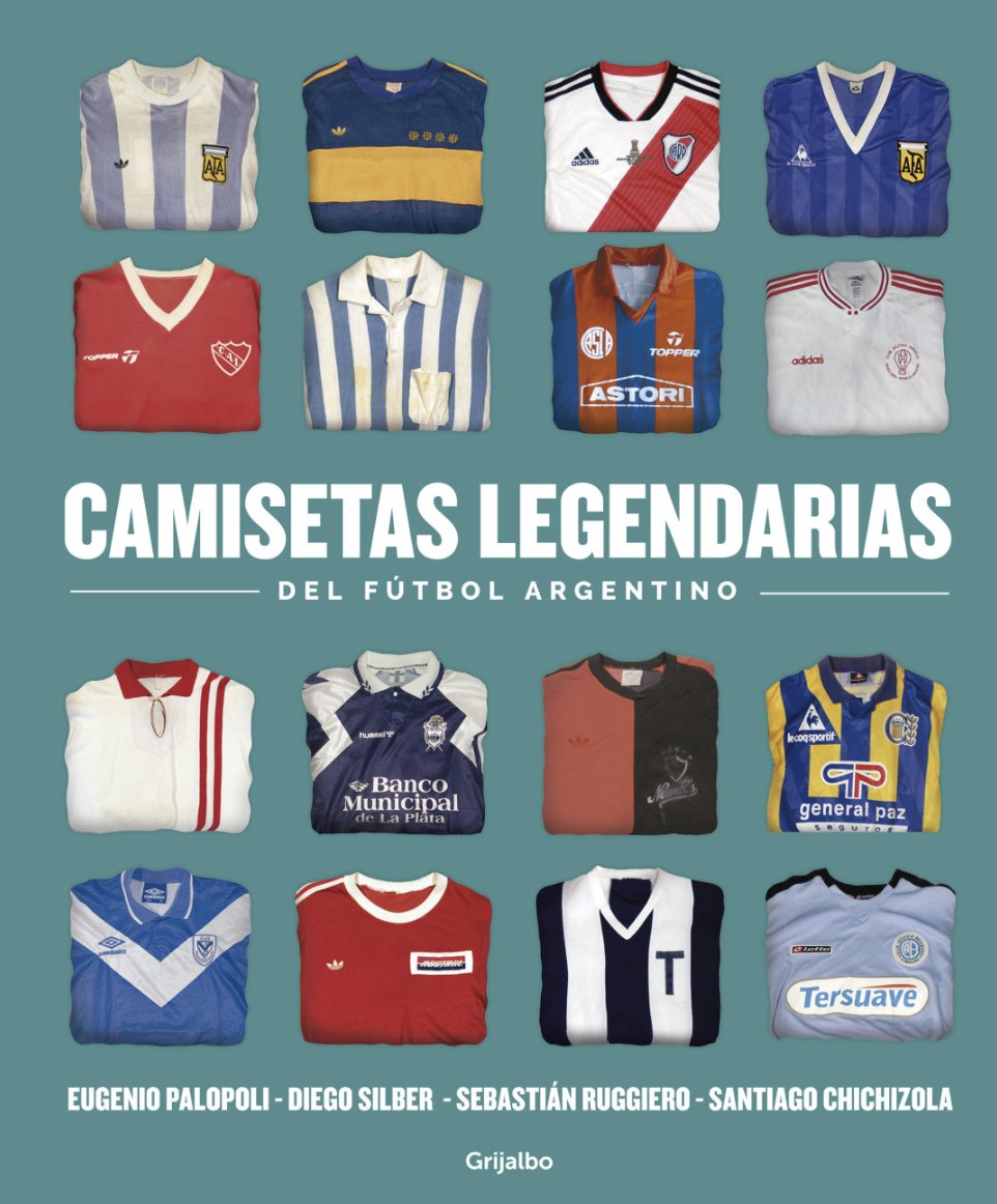 Eugenio Palopoli, Sebastián Ruggiero, Diego Silber y Santiago Chichizola son los autores de la antología visual definitiva de las casacas históricas de nuestros clubes y nuestra selección: