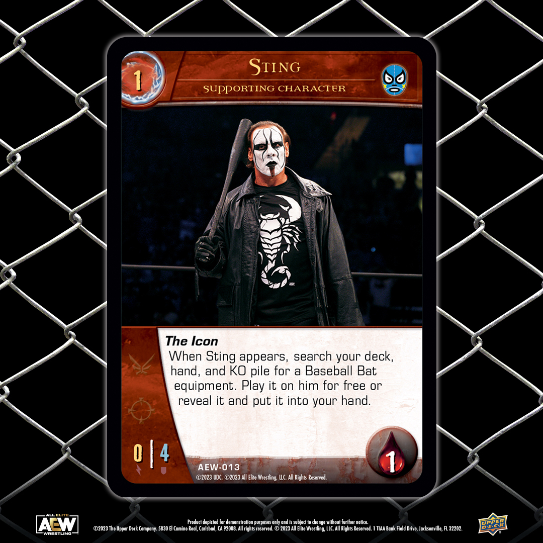 UpperDeckEnt's tweet photo. AEW's explosive debut at Gen Con left fans exhilarated from the star-studded lineup and action packed gameplay! Who are you bringing in the ring? #AEW #Vs2PCG https://t.co/wnrsK2XtJn