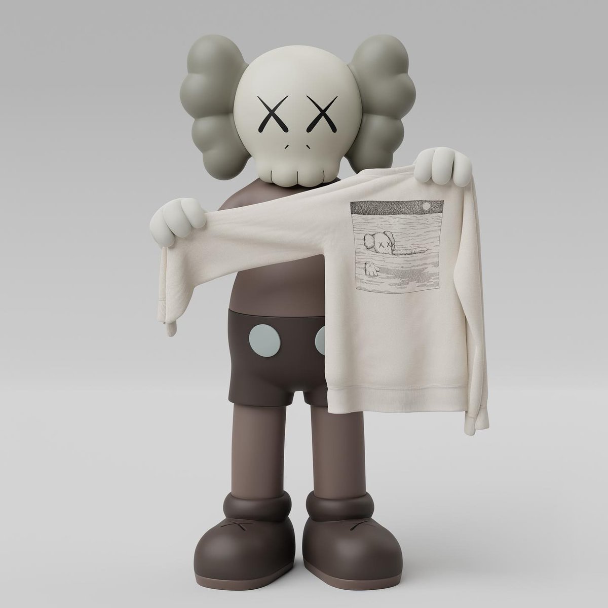 HYPEBEAST's tweet photo. #KAWS unveils upcoming UNIQLO UT collaboration set to arrive September 7. https://t.co/BeEhPMA3Ju
