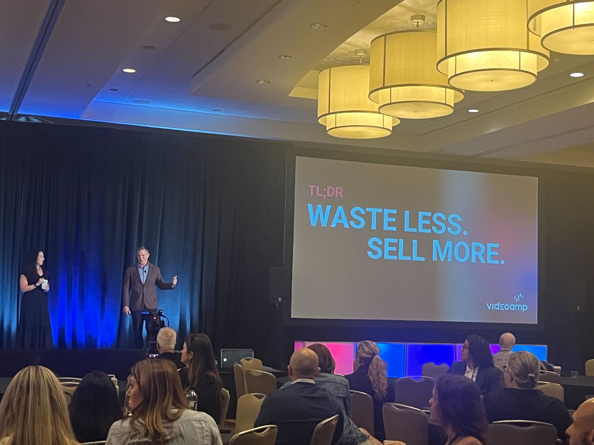 VideoAmp's Danielle Zazula and Joe Kotz join the stage at Association of National Advertisers Data &amp; Analytics Conference sharing how advertisers can get back to selling, counting, matching and measuring more - leveraging advanced audiences and a multi-source identity solution.