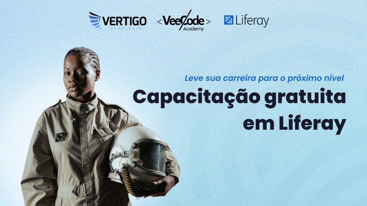 grupoveecode's tweet image. Capacite-se em Liferay com a VeeCode Academy e a @vertigobr, única empresa da América Latina a obter o Platinum Partner da @Liferay, o mais alto nível na escala de parceiros.

➡️ Duração aproximada de 3 meses
➡️ Conteúdos e monitorias 2x por semana

Vem:
veecodesquad.gupy.io/job/eyJqb2JJZC…