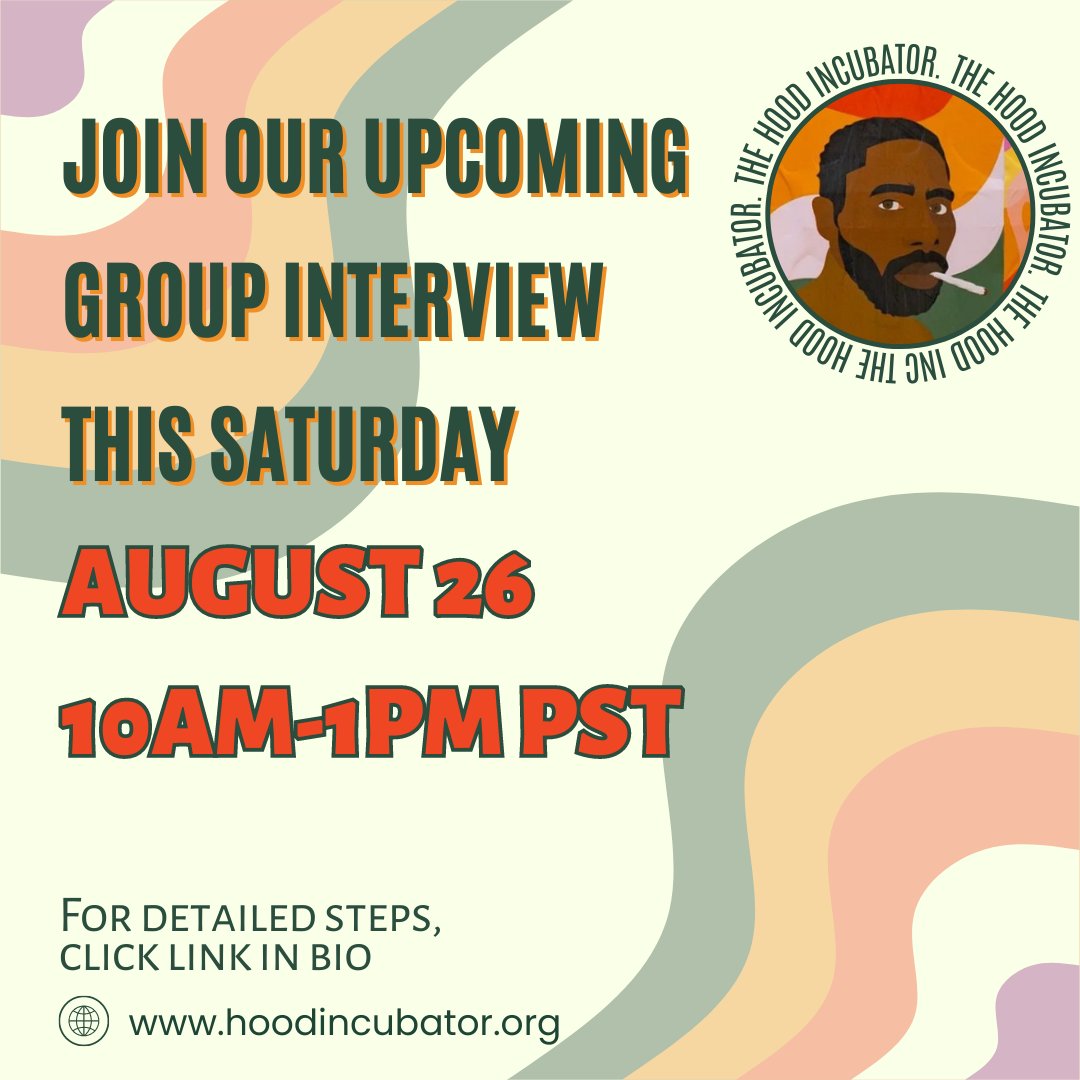 PART TIME JOB! Click here to get started 👉 linktr.ee/HoodIncubator 

#SocialJustice #EndTheDrugWar #SaveSocialEquityCA #PartTimeJob #FlexibleHours #Halloween #HalloweenPartTimeJob #Hiring #JobHunt #CaliforniaJobs #CaliforniaHiring