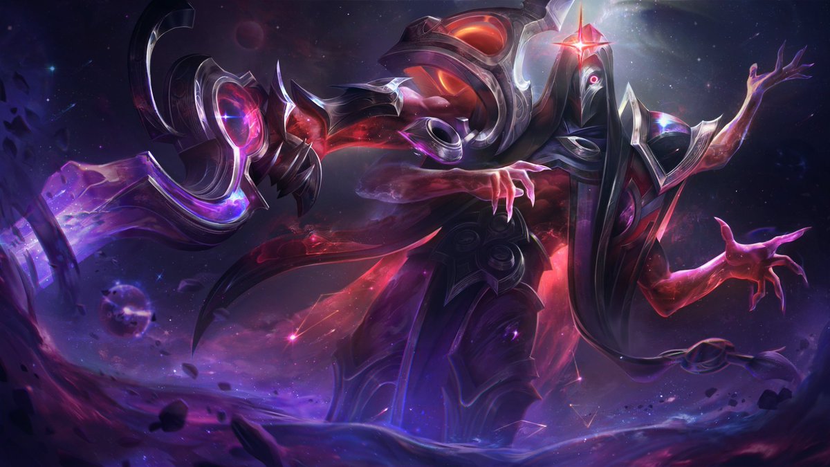 GIVEAWAY 🎉 I'll be giving away one $200 Dark Cosmic Jhin (Winner can be any server) All you have to do is: - Follow @1v9GG_ and @Riot_Kassadin - Like - Retweet - Comment your summoner name and server, and have your DMs open! The winner will be chosen when Dark…