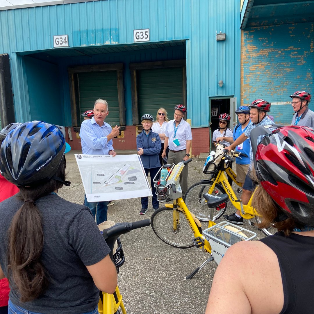railstotrails's tweet photo. Recently, #TeamRTC attended the #NCSLSummit hosted by @ncslorg in Indianapolis!

The summit brought together public policy experts to exchange ideas, including how transformative trails can be for communities &amp; the economy, and take tours along the @INCulturalTrail. https://t.co/LFGIskim1i
