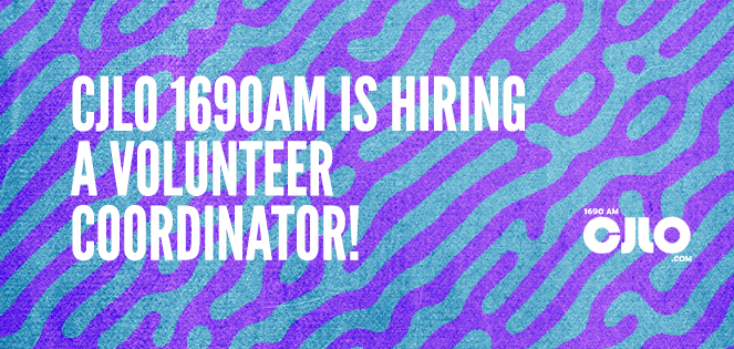Please share - we're hiring! If you qualify for Concordia's Work Study program, please apply to be our Volunteer Coordinator or News Director! ✨

Visit cjlo.com/jobs for all the information!