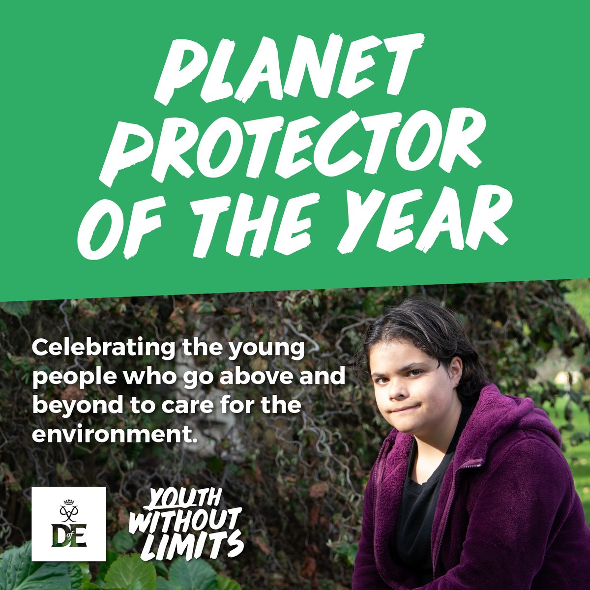 🌍 Nominate a Planet Protector🌍 

Know a young person making a real difference for our planet? They might have organised a litter pick, beach clean up or campaigned. 

Let's celebrate their dedication and passion for the environment! 

👉 Nominate today: bit.ly/46gMzCh