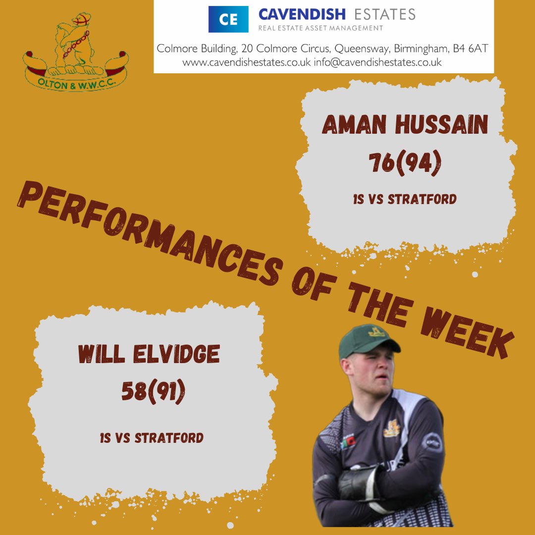 oltonwwcricket's tweet image. Performances of the Week 

#owwcc #performanceoftheweek #cricket