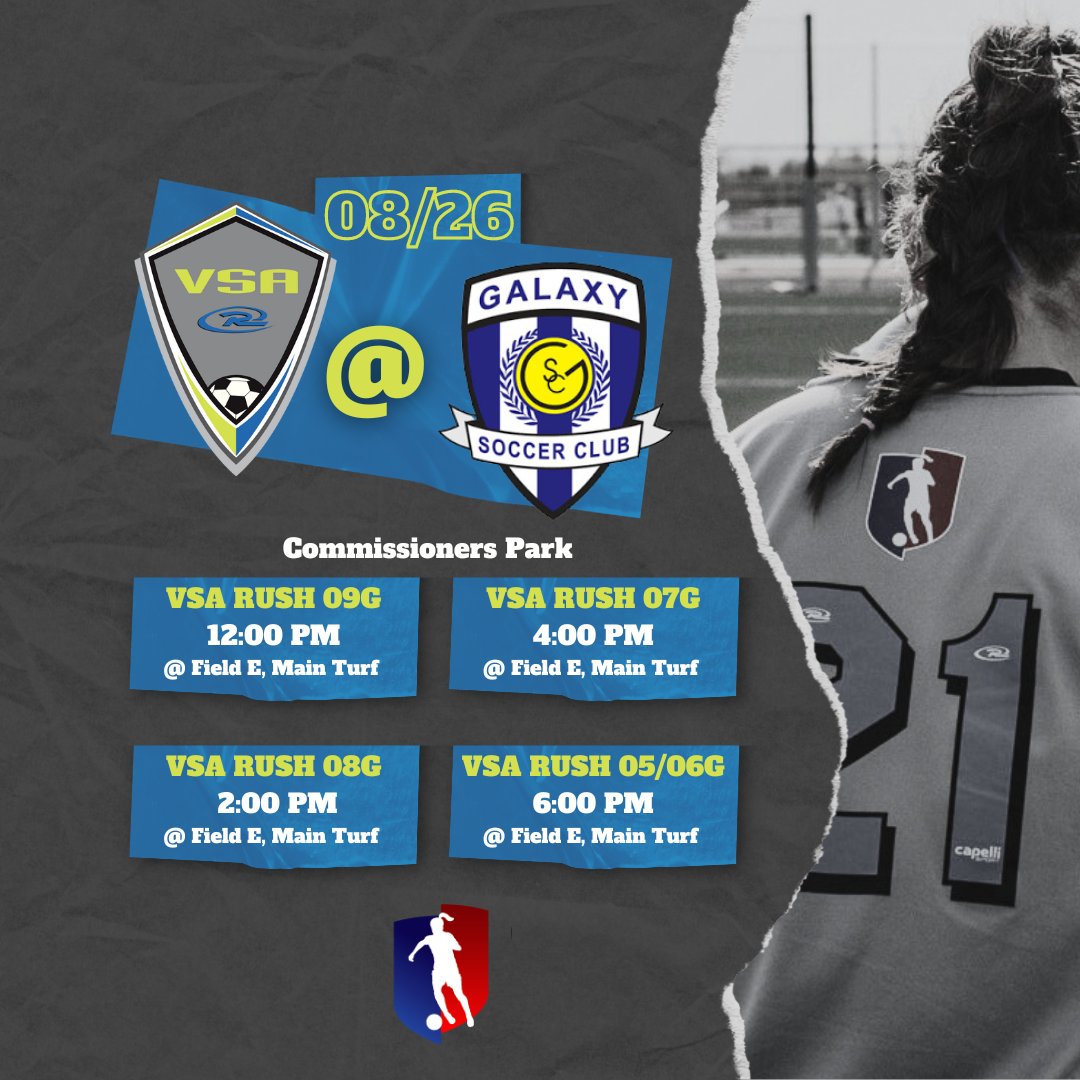 VSA_Rush's tweet photo. Our 2009-2005/06 Girls Academy teams are on the road to kick off the first @GirlsAcademyLeague contests of the season against @sc.wave and @galaxysc. Good luck and safe travels!! #VSARush https://t.co/Ho3fr69DPj