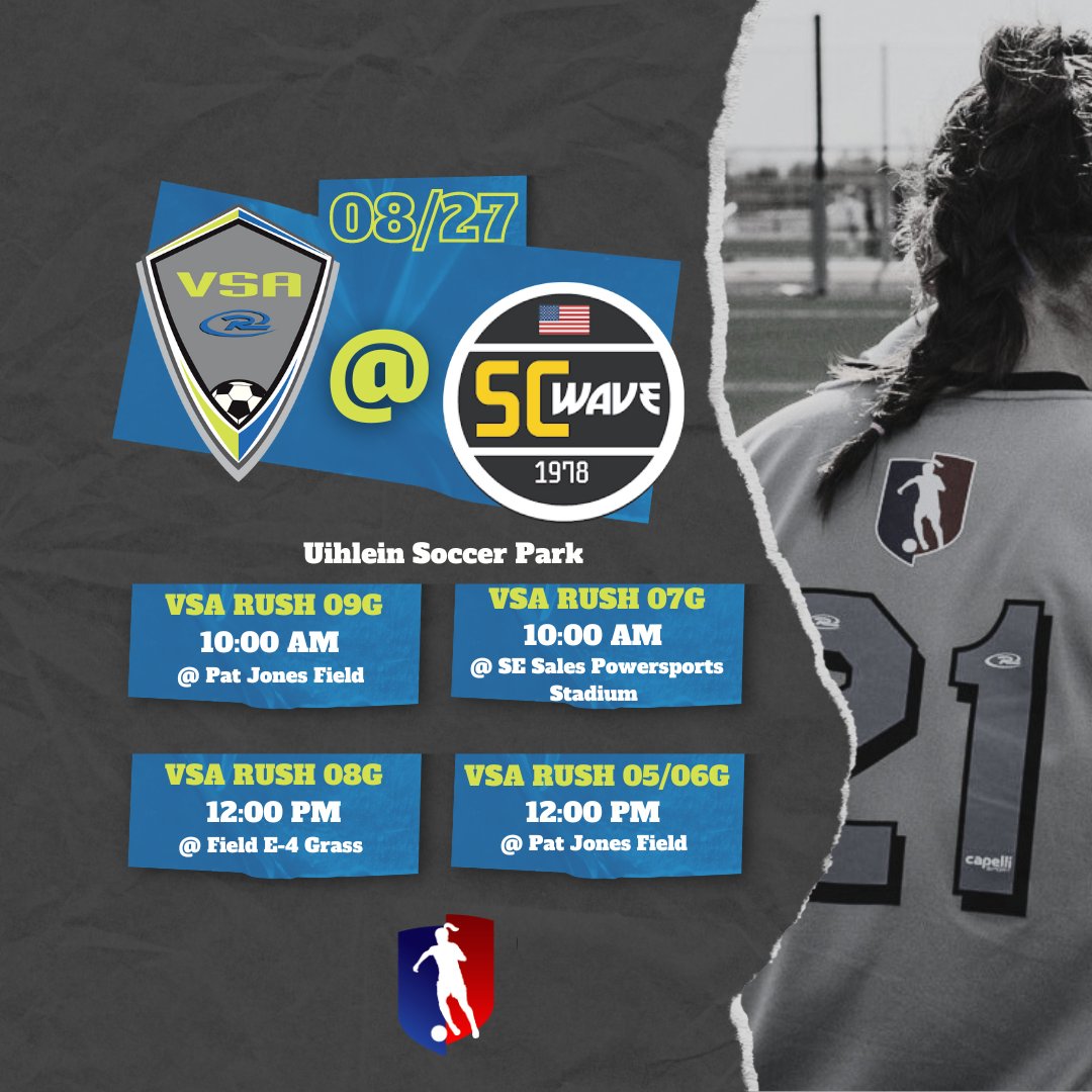 VSA_Rush's tweet photo. Our 2009-2005/06 Girls Academy teams are on the road to kick off the first @GirlsAcademyLeague contests of the season against @sc.wave and @galaxysc. Good luck and safe travels!! #VSARush https://t.co/Ho3fr69DPj