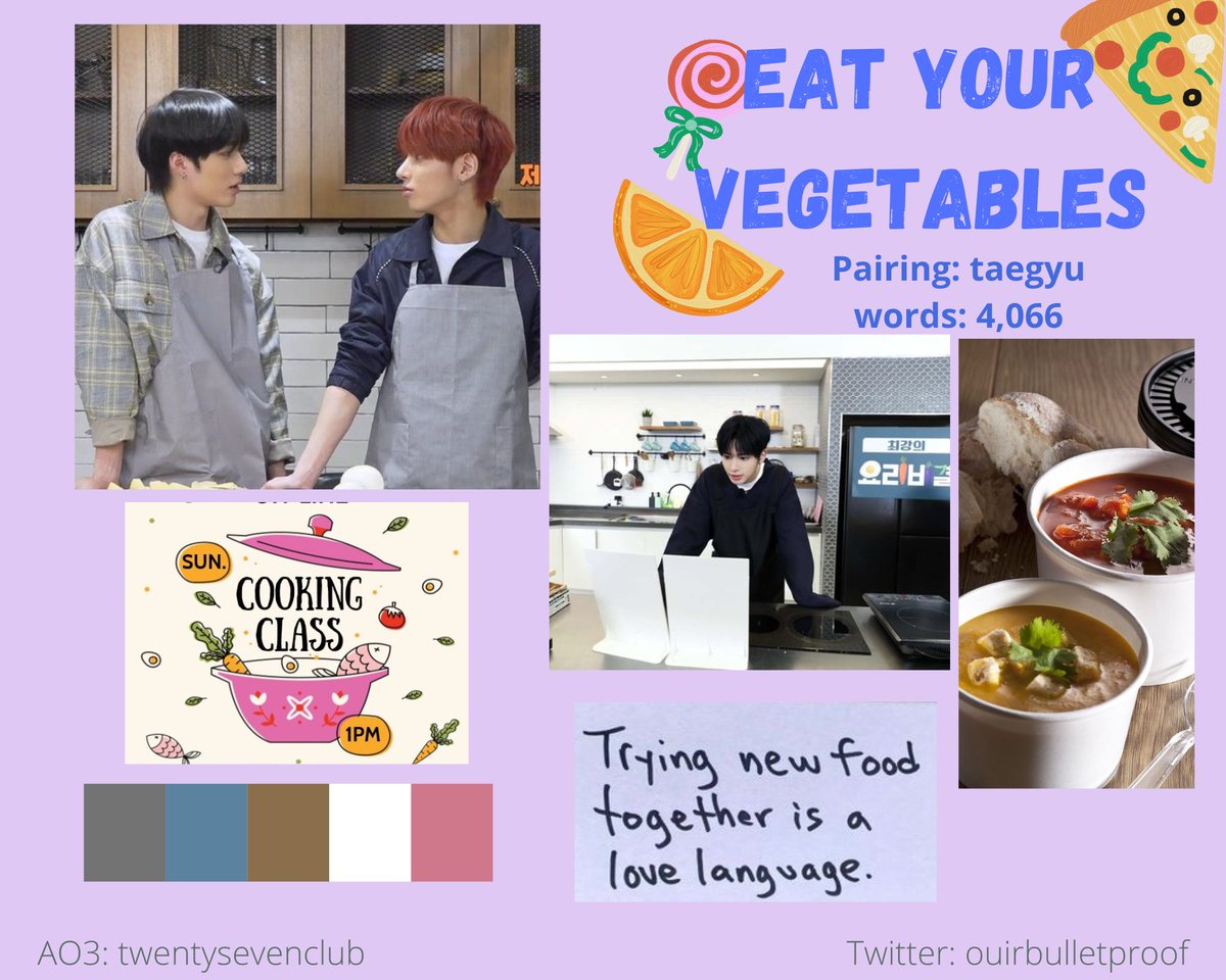✨Eat your vegetables

📌Beomgyu/Taehyun

🫧 Food as a love language, fluff

📝For the <a href="/bamtyunfest/">lovers fest: reveals 🍾</a> 

archiveofourown.org/works/49142722