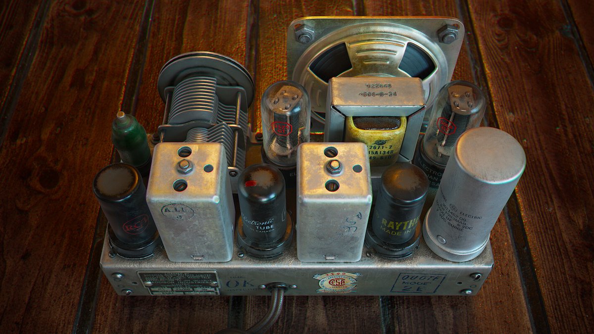 Serge_Step's tweet photo. Warm tube sound, can you hear it? ๐
Addison Waterfall Radio (1940-1947)
@MaxonVFX @Cinema4Dโก๏ธ@RizomUVโก๏ธ#Substance3DPainter โก๏ธ@Redshift3D
#3D #3Dmodeling #UVW #QuadsOnly
https://t.co/uBC3npzCD5 https://t.co/quEzvSTqN7