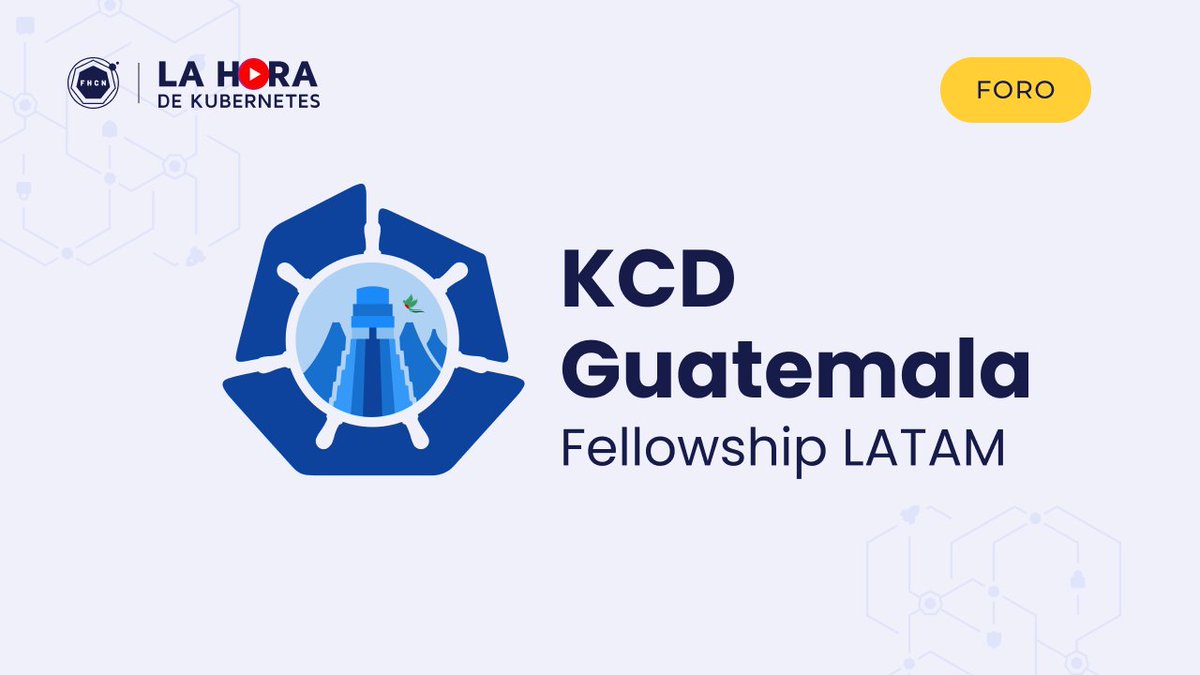 fhcloudnative's tweet image. 🌟 ¡Revive lo mejor de #CloudNative #Guatemala! 
Únete HOY a nuestro foro con organizadores y embajadores CNCF LATAM. 
¡No te pierdas la perspectiva del evento del 28-29 de Agosto! Agenda aquí: community.cncf.io/e/mjhske/
 🗓️ 24 de agosto, ⏰ 7 pm COL / 6 pm GT-CR-SAL / 8 pm EST.