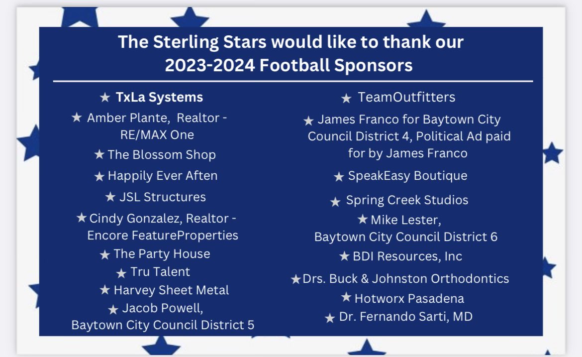 Sterling Stars tweet media