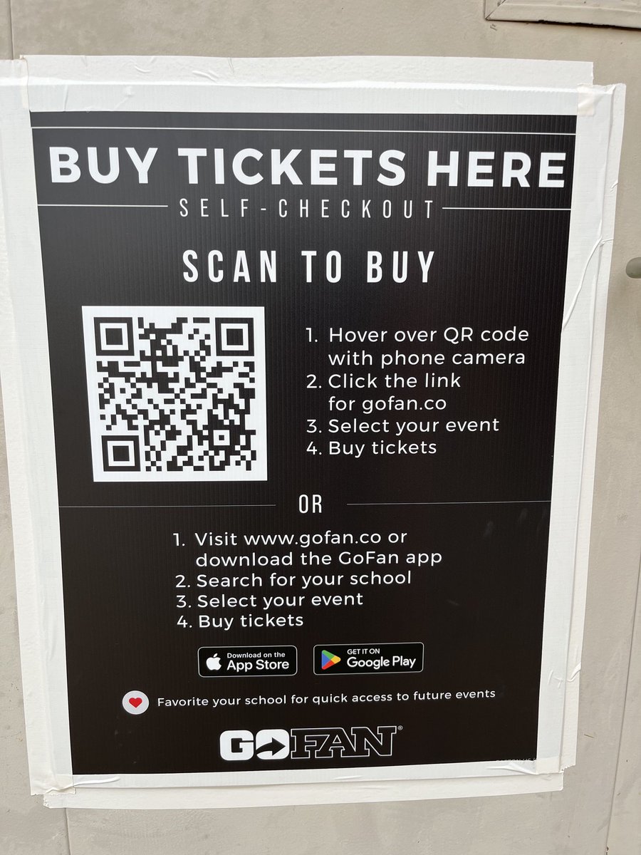 Easton warrior families and community, EHS athletics is going cashless this year!!! Buy your tickets ahead of time for each fall event that takes place in the stadium or gymnasium.