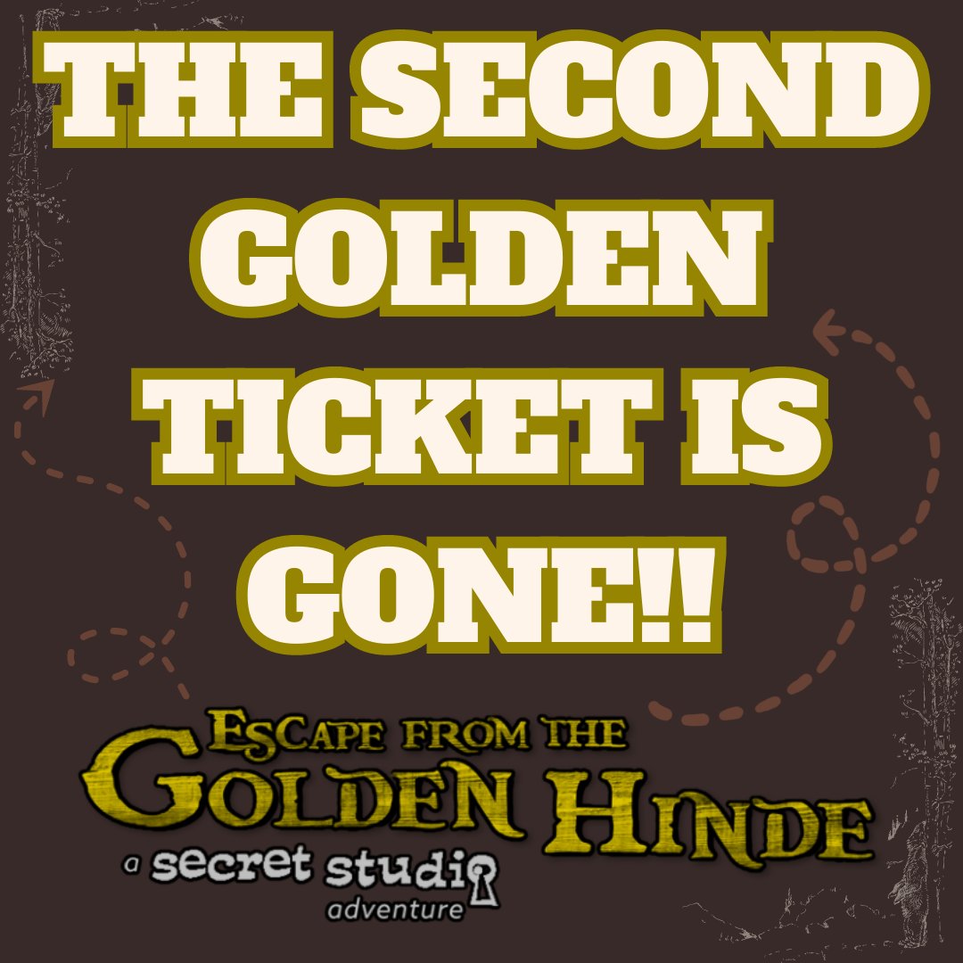 TheSodds's tweet photo. And the SECOND of the golden tickets has been claimed! ✨ Another lucky scallywag has been awarded a free ticket to experience the amazing Escape from the Golden Hinde, by Secret Studios!
(1/3) https://t.co/izj1ZWyqcH