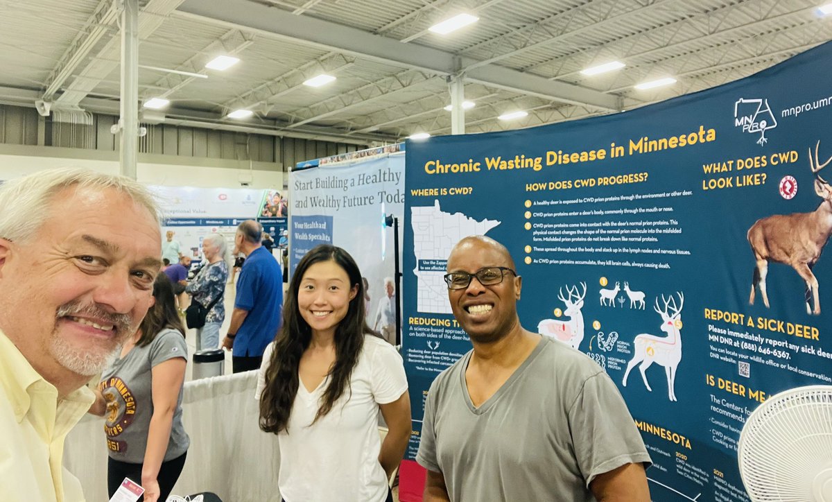 Rep. Rick Hansen (@reprickhansen) on Twitter photo ✅Stopped by the <a href="/UMN_MNPRO/">Minnesota Center for Prion Research & Outreach</a> 🦌🦌🦌booth in the Education 🔬Building <a href="/mnstatefair/">Minnesota State Fair</a> #CWD #deer #deerhunting <a href="/UMNresearch/">U of M Research</a> #mnleg ✅Stopped by the <a href="/UMN_MNPRO/">Minnesota Center for Prion Research & Outreach</a> 🦌🦌🦌booth in the Education 🔬Building <a href="/mnstatefair/">Minnesota State Fair</a> #CWD #deer #deerhunting <a href="/UMNresearch/">U of M Research</a> #mnleg