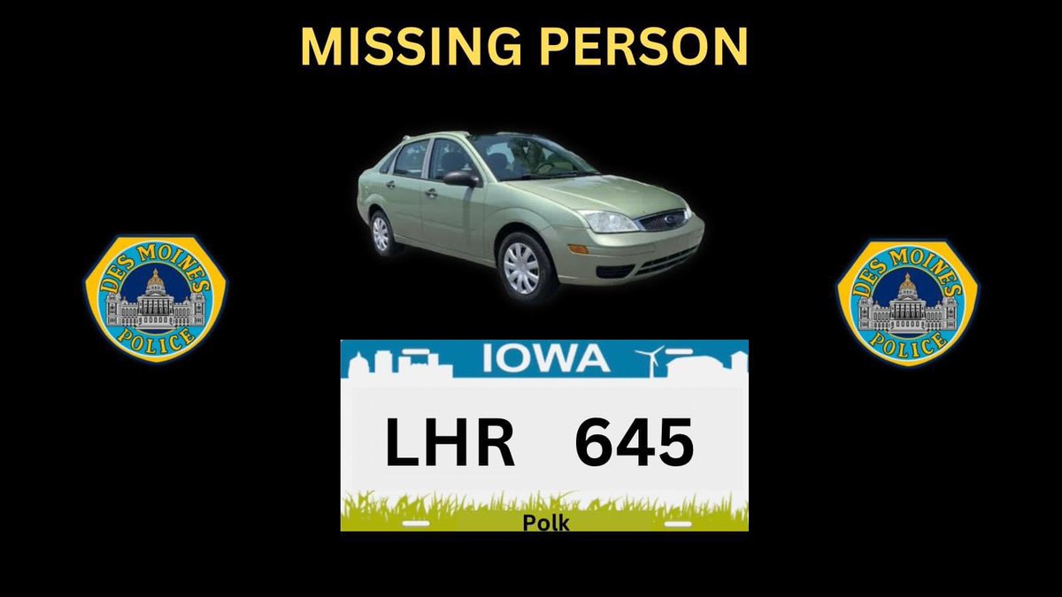 DMPolice's tweet image. 🔹MISSING ELDERLY PERSON - UPDATE🔹

79-yr-old Larry Dean Freeborn, Sr. was reported missing from his east side home late August 12th.  He has not returned home yet.
1/

#missingpersonalert #missingperson #MISSING