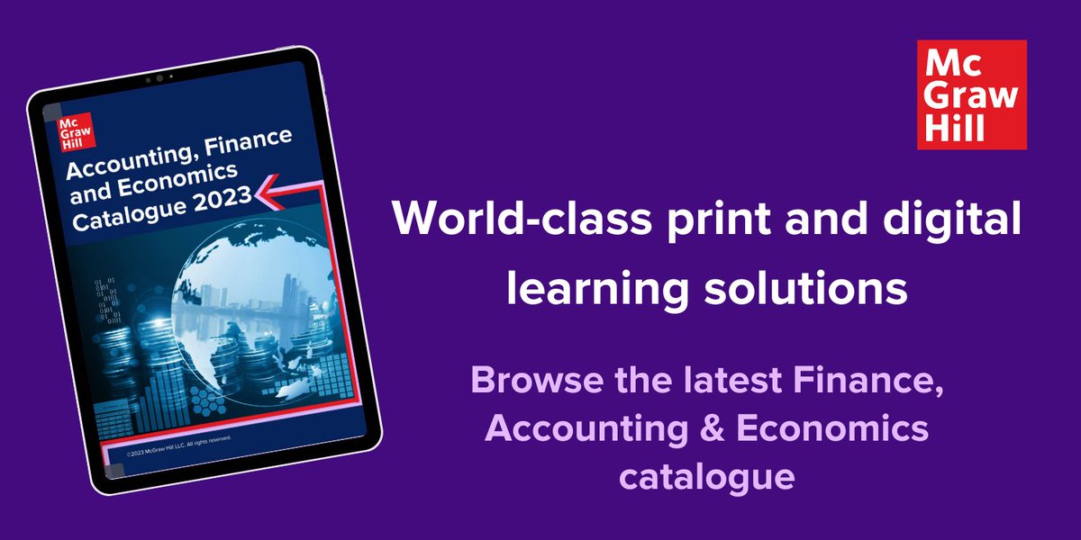 Do your resources do everything you need them to? Can you set your students adaptive reading assignments with tracking metrics, or application exercises to help them with employability? Check out our solutions for Accounting, Finance and Economics bit.ly/3YijUct