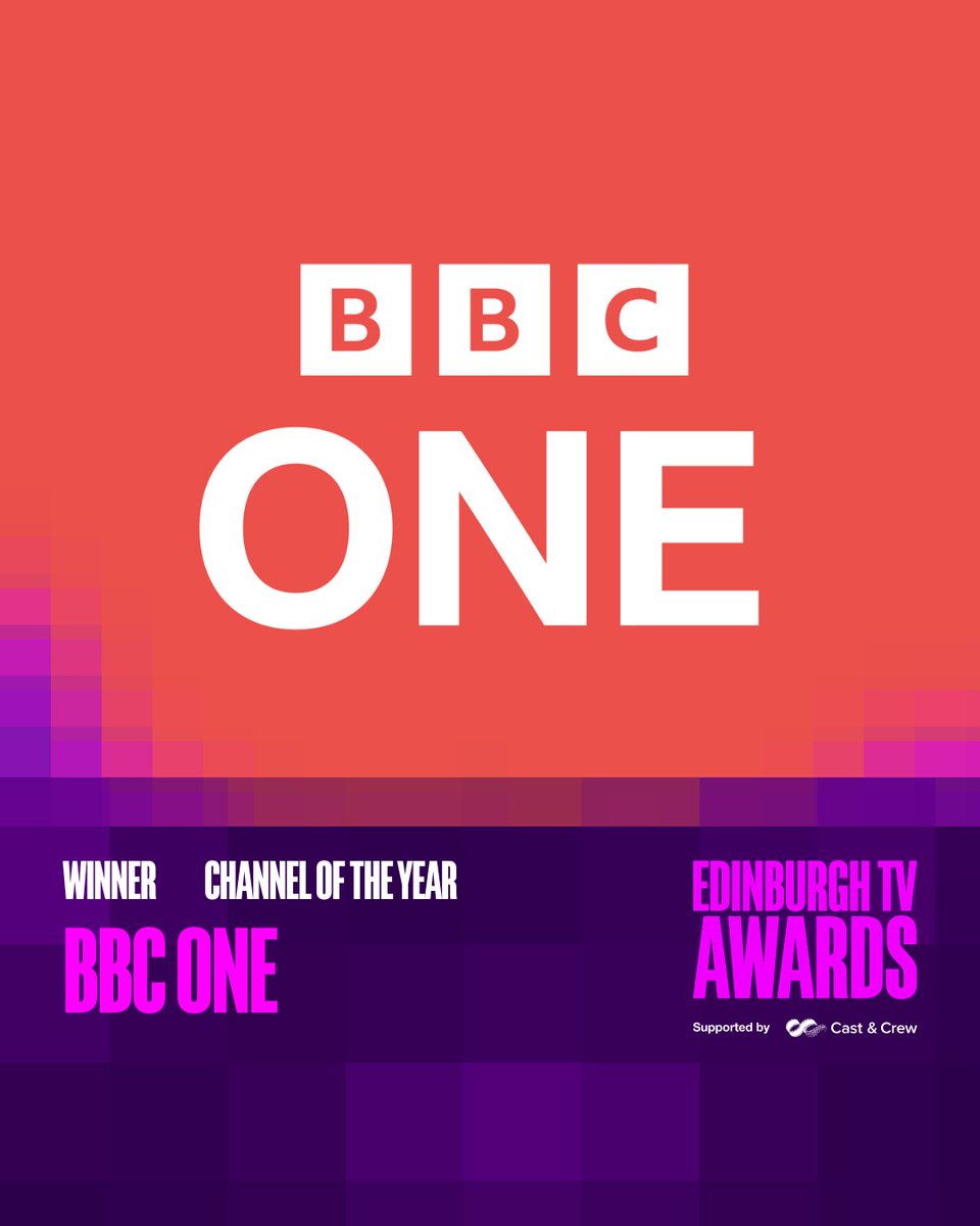Congratulations to @BBCOne for winning Channel of the Year 2023! 🏆📺

#EdTVAwards