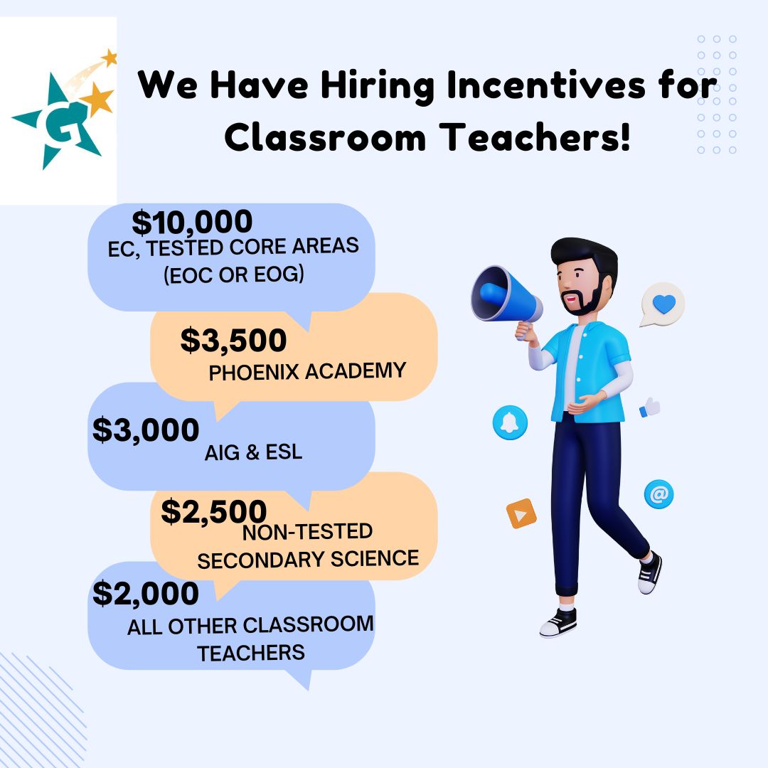 GCPSchools's tweet photo. We need you! Come join our amazing team! #GCPSHasSomethingForEveryone https://t.co/Lkv2LadS1p