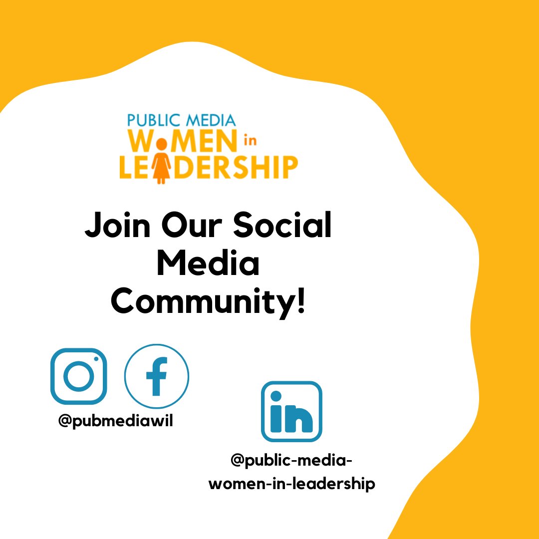 Stay up to date with <a href="/PubmediaWIL/">Public Media Women in Leadership</a>'s latest updates by following our other social media platforms. Find us on IG, FB &amp; LI ✨
