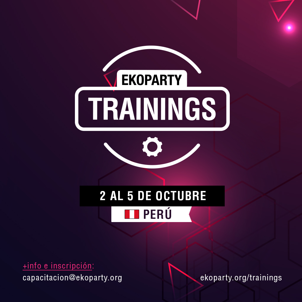 Ekoparty | Hacking everything tweet media