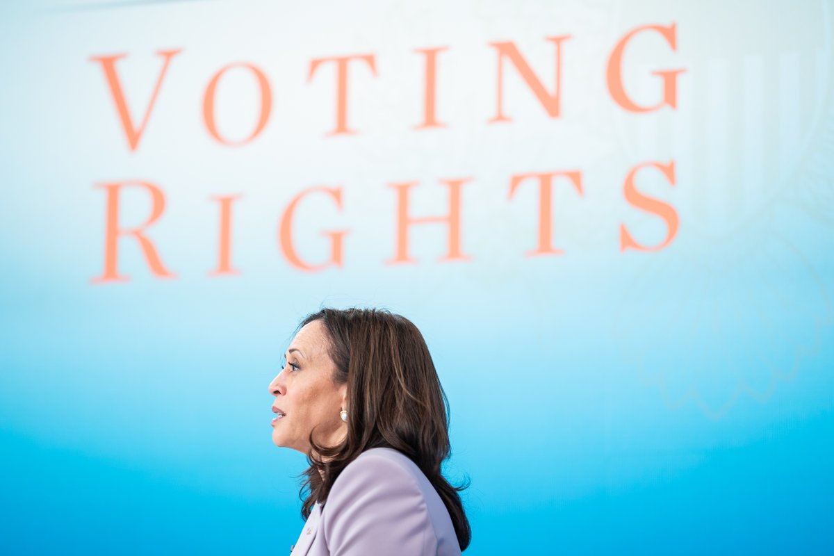 The right to vote is fundamental. It is the right that unlocks all other rights.

As we continue fighting to protect our democracy, Congress must pass the John Lewis Voting Rights Advancement Act and the Freedom to Vote Act.