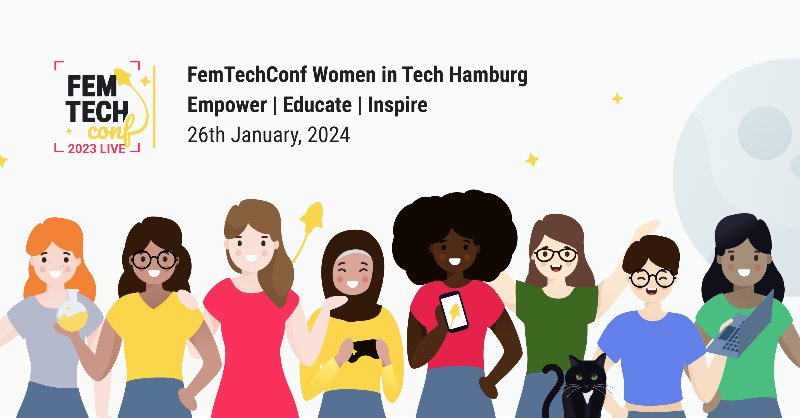 cityjsconf's tweet photo. Our friends at @FemTechConf are organising the Women in Tech EMEA Summit January 26th. 20+ trailblazing speakers, 700+ Attendees, live in Hamburg. 

Learn more: https://t.co/gLhHD7aEk9 

Tickets: https://t.co/FXjouwkpBW