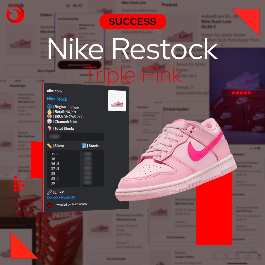 Overslept the drop? 😴

This cannot happen to our members. They have already been informed about the restock in advance and provided with exact stock numbers. 🔝

Like ❤️ + RT 🔁 for a chance to win a FREE WEEKLY