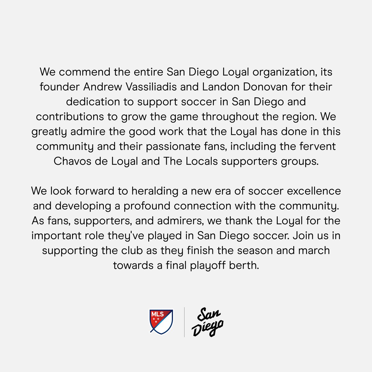 San Diego FC tweet media