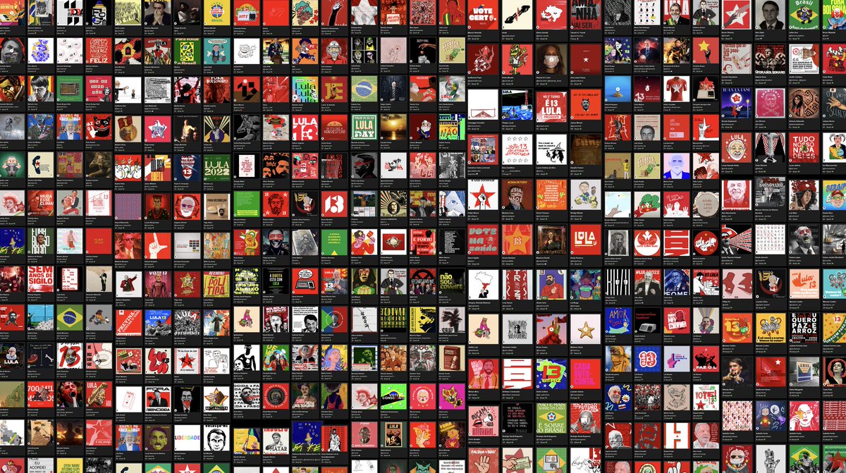 Thiago_Scherer's tweet photo. algumas das 670 artes
vindas de 17 países
pro manifesto Design Contra Bolsonaro
organizado pelo @designativista na eleição de 2022
#DesignAtivista #designcontrabolsonaro https://t.co/M4CFhC5EmH https://t.co/eTIAzNy5W8