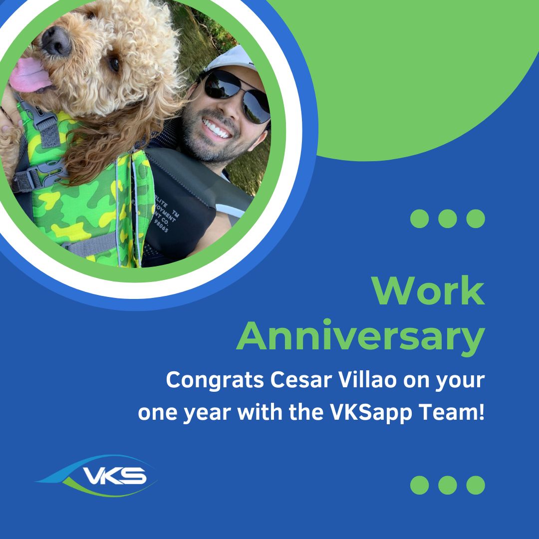 vksapp's tweet photo. Congratulations, Cesar Villao, on your first year at VKSapp! ๐ฅ๏ธ
We are motivated by your commitment, tenacity and loyalty in your first year of work. We appreciate your ongoing optimism; your energy feels like home to us! ๐ค
#VKSapp #WorkAnniversary #1YearWork #WebDeveloper https://t.co/sYyNkVUYP5