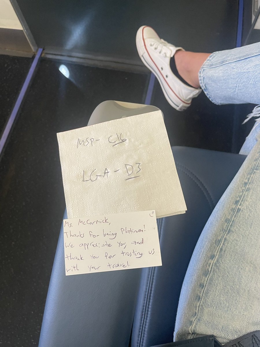 kmac_withcheese's tweet photo. @Delta @SkyWestAirlines after getting canceled to/from DTW, my connecting flight to MSP had a Grade A Flight Attendant. Keith M (employee #19773) went above &amp; beyond making today’s DL3869 flight friendly &amp; enjoyable! If there’s a promotion to be had, he should be first in line! https://t.co/G4oK9qfxOn