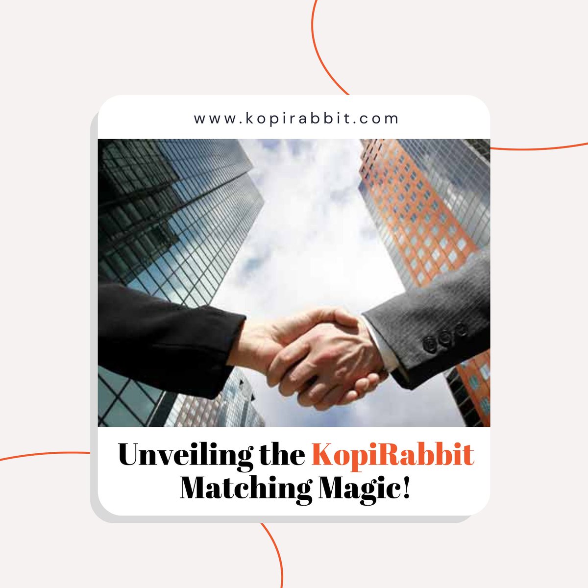 RobertW73653331's tweet image. 🎯 Curious about how KopiRabbit pairs you with the perfect service provider? 💼✨ It&apos;s simple! Describe your service needs in detail.

Witness the magic of seamless connections at kopirabbit.com!
.
#KopiRabbit #MatchingMagic #SeamlessConnections #ServiceSuccess