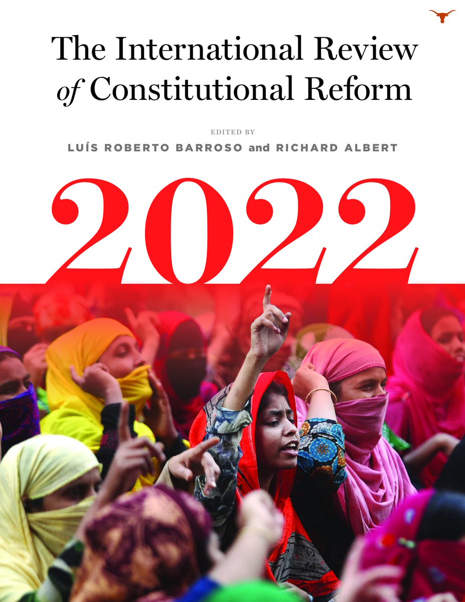 Richard Albert (@richardalbert) on Twitter photo 🎉 The cover for the 2022 International Review of Constitutional Reform, coming soon.
Thanks to my co-editor <a href="/LRobertoBarroso/">Luís Roberto Barroso</a> & our great team: <a href="/elisa_amorimb/">Elisa Boaventura</a> <a href="/mleticiasborges/">Maria Letícia</a> <a href="/juliaquif/">Júlia Frade</a> <a href="/brunofln/">Bruno Cunha</a> <a href="/msdepieri/">Matheus Depieri</a> <a href="/davidsobreirabm/">David Sobreira</a>. 🙏🏾
Read last year's edition: papers.ssrn.com/sol3/papers.cf… 🎉 The cover for the 2022 International Review of Constitutional Reform, coming soon.
Thanks to my co-editor <a href="/LRobertoBarroso/">Luís Roberto Barroso</a> & our great team: <a href="/elisa_amorimb/">Elisa Boaventura</a> <a href="/mleticiasborges/">Maria Letícia</a> <a href="/juliaquif/">Júlia Frade</a> <a href="/brunofln/">Bruno Cunha</a> <a href="/msdepieri/">Matheus Depieri</a> <a href="/davidsobreirabm/">David Sobreira</a>. 🙏🏾
Read last year's edition: papers.ssrn.com/sol3/papers.cf…