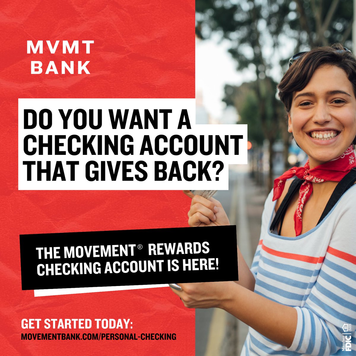 MovementBank's tweet image. Now, you can enjoy the benefits of a traditional checking account while earning a competitively high interest rate that maximizes your returns.

Learn more and sign up today at movementbank.com/personal-check….

#RewardsChecking #HighInterestChecking #Checking #MovementBank

10s