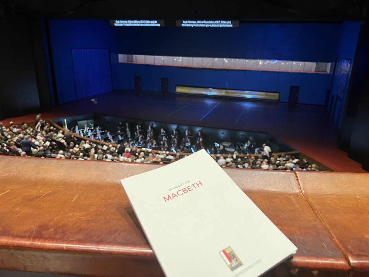 antraza's tweet photo. Back in Salzburg for the food for the soul - tonight starting with #Macbeth #AsmikGrigorian  #VladislavSulimsky #TareqNazmi #JonathanTetelman #Warlikowski https://t.co/auCUNTWRB6