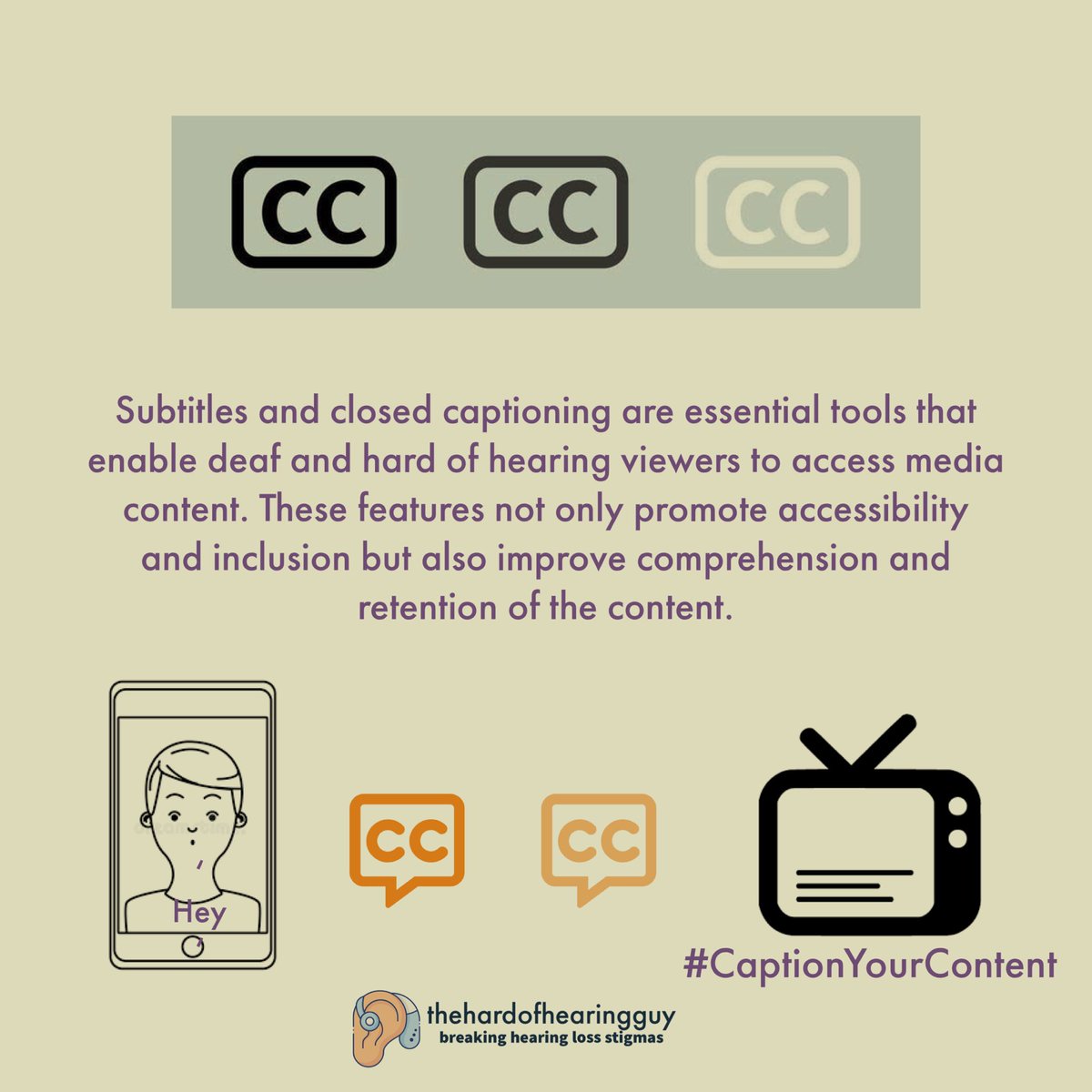 thedeafguyy's tweet image. Alot of social mefia influencers and companies still do not know about captions!
To ensure information reaches all personae, please #CaptionYourContent 

#ClosedCaptions #SocialMediaTips #accessibility #DisabilityInclusion