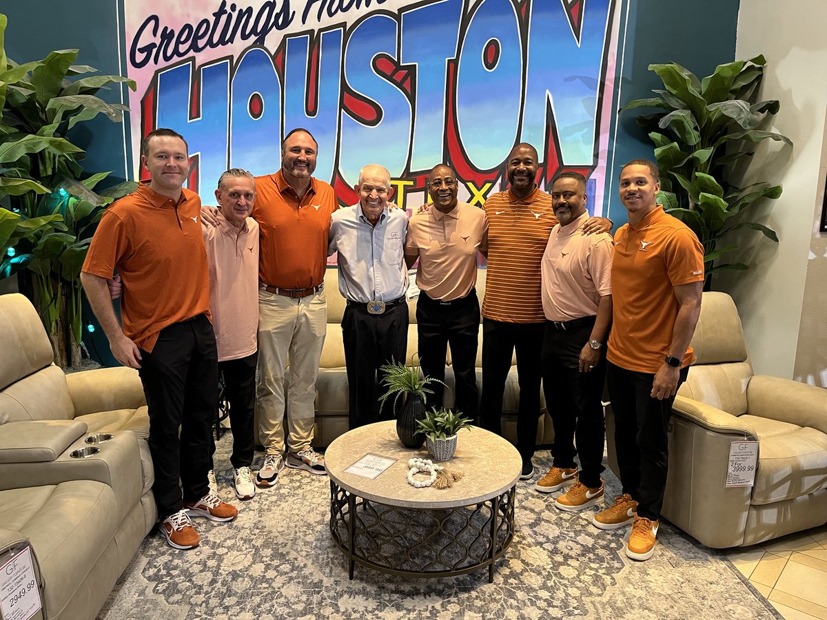 It’s a great day to be alive! Thankful for our staff to spend time with the legendary ⁦⁦@MattressMack⁩ true icon in the city of Houston. I deeply respect him for all that he’s given to his community. #HookEm