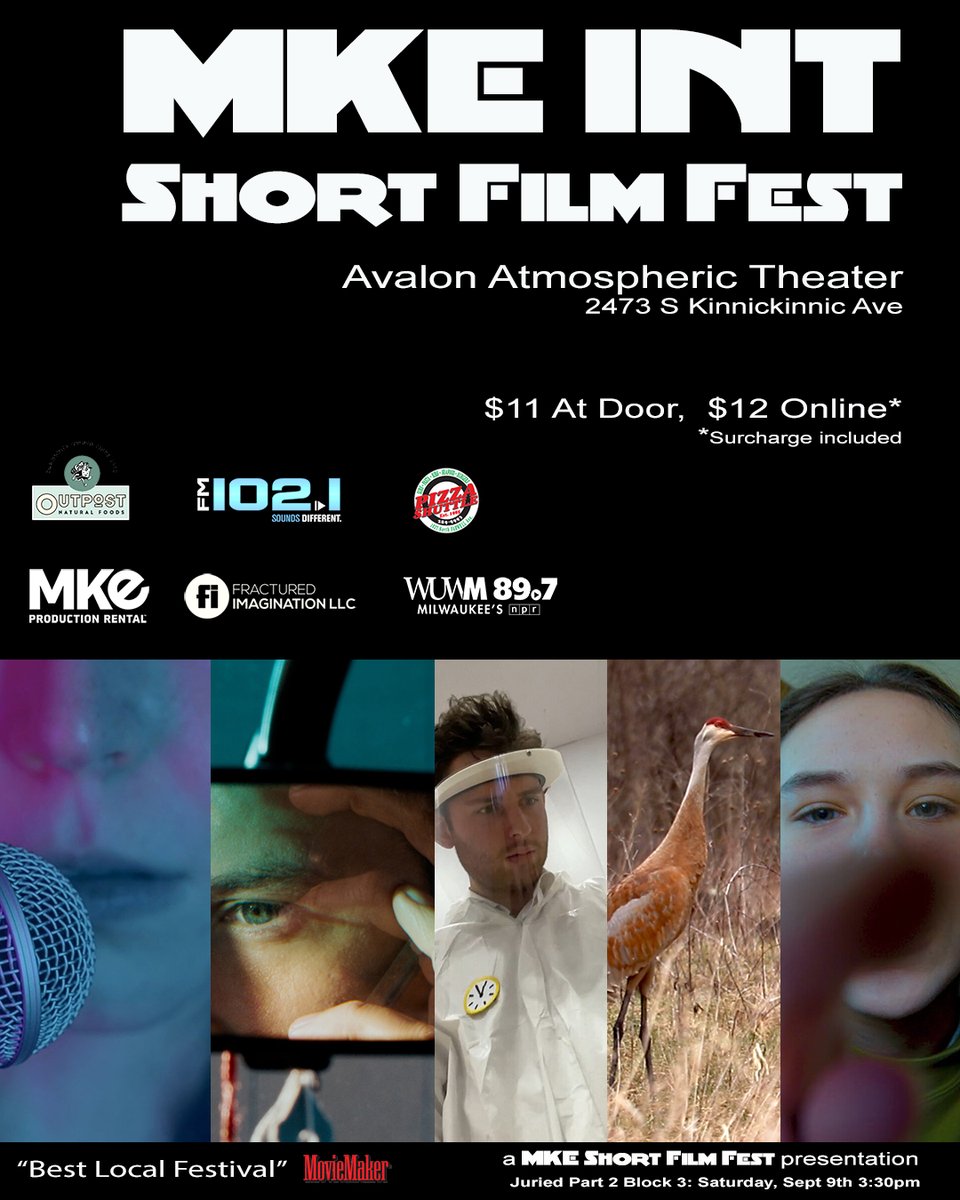 MKEshortfest's tweet photo. Hit the link for TIX
#milwaukee #fiilmfestival #shortfilms #localfilms #DiversityandInclusion 
https://t.co/gEbdj6eLNX https://t.co/zpb3PIStTA