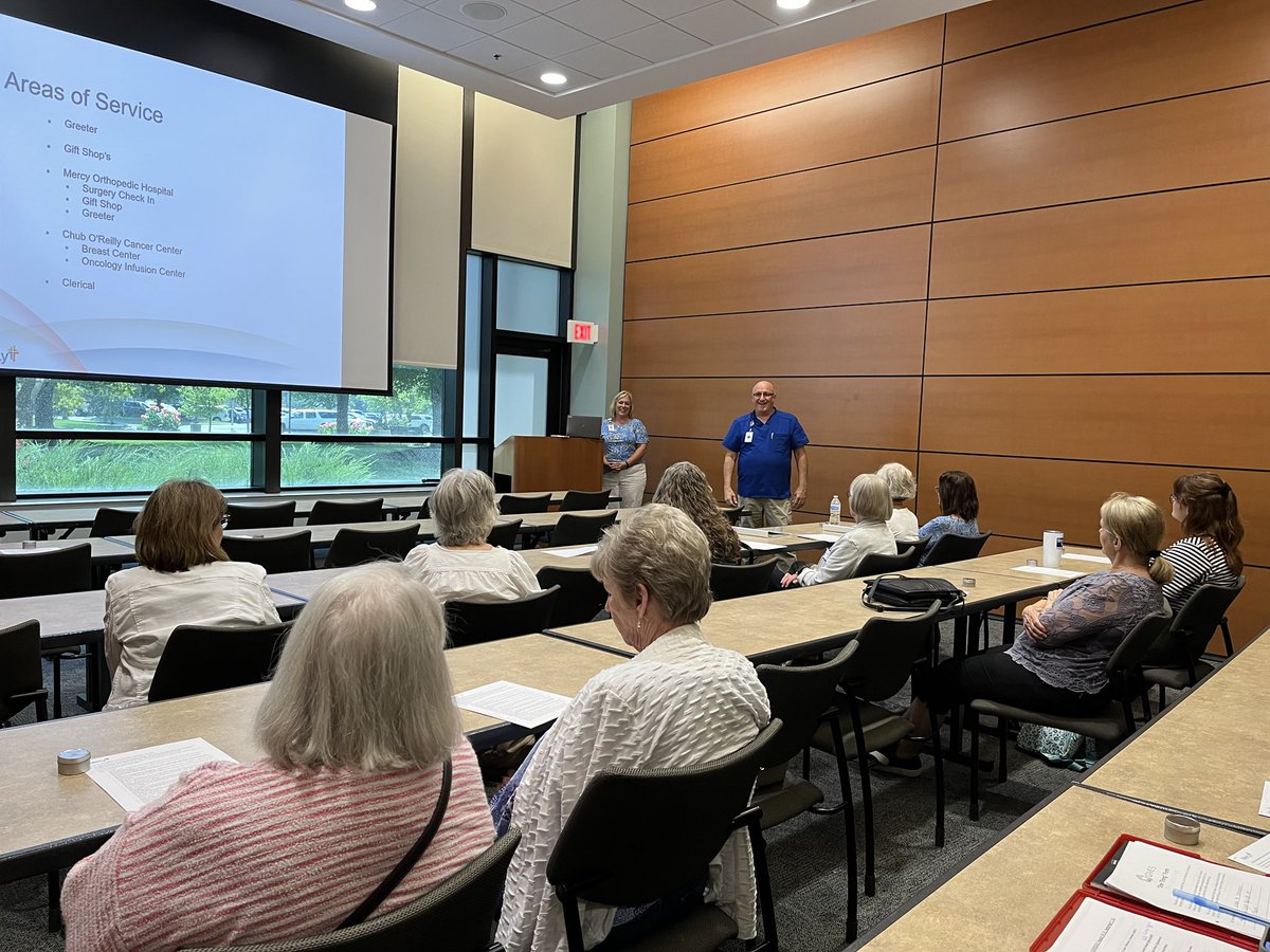 Lenny, a long-time Mercy volunteer, presents to Give 5 Class 22.  Great presentation!