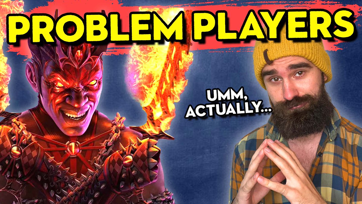 IMHO, problem players and how to handle them is the number one area that gives newer GMs the most anxiety! Knowing the 7 types of common problems and how to handle them goes a long way. If you are nervous about GMing, give it a shot; you got dis! youtu.be/2z1yrVQZRTw