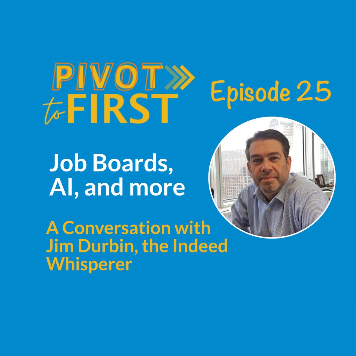 Jim Durbin joins us on this week's episode as we talk about the shifting landscape of job board advertising. Listen to learn the newest tips and trends for your recruitment marketing
pivot2first.com/25