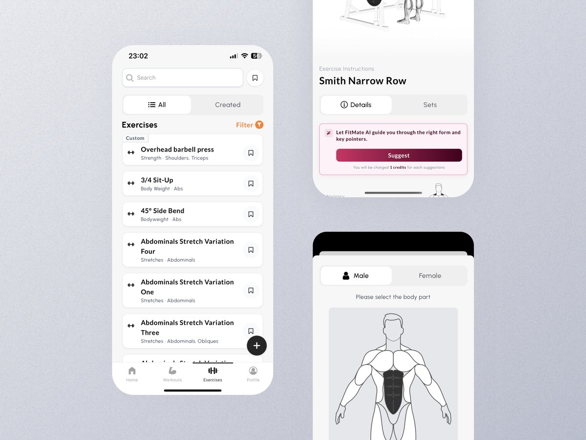 fitmateai's tweet photo. Embrace intelligent fitness with FitMate AI! 🌟 Personalized workouts, extensive exercise database, and real-time tracking. Transform your body today! https://t.co/4ICuY9pY2T