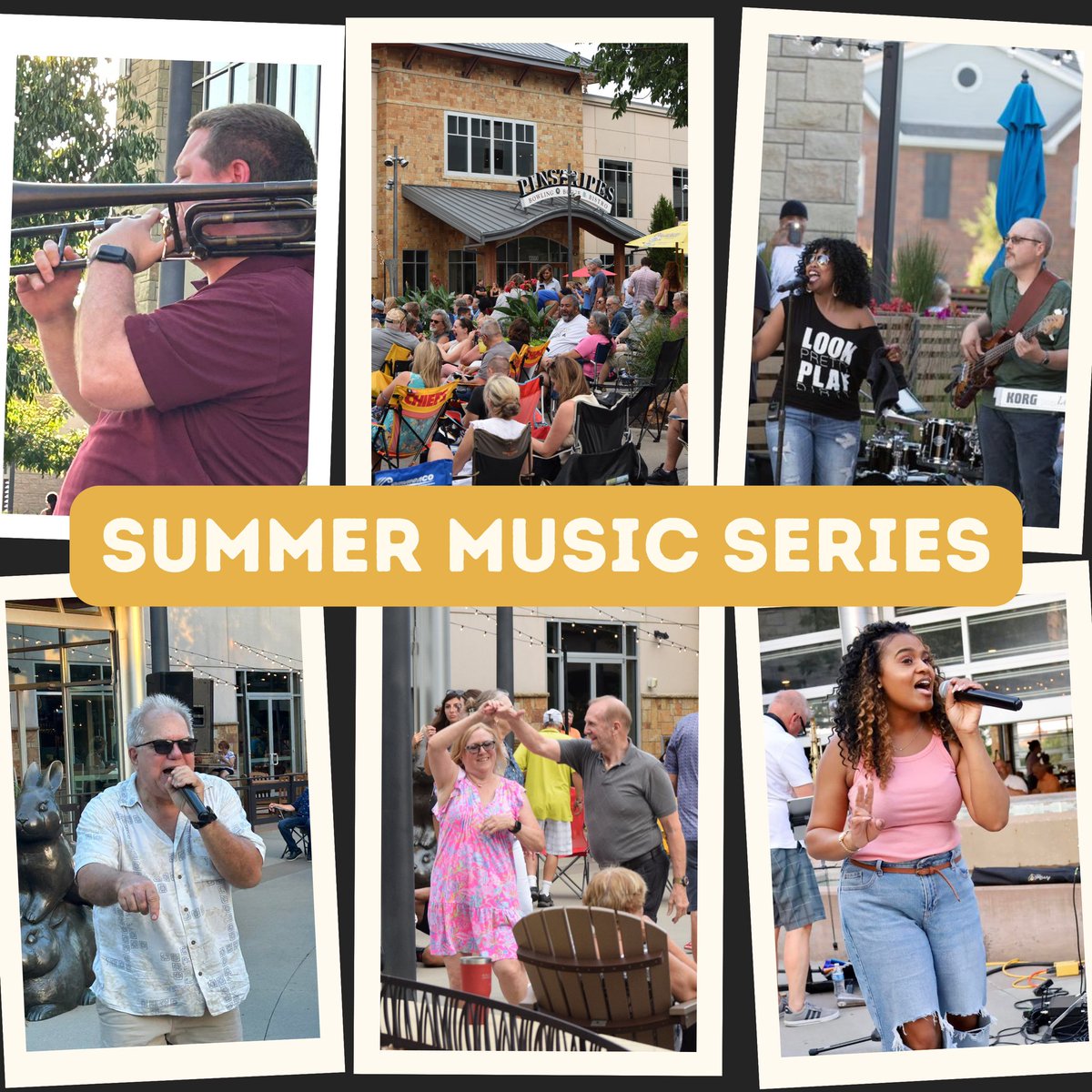 Only 2 more weeks left in our Summer Music Series! Tonight starts at 8pm.